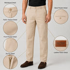 EGOTRAP-Men's Strechy Chinos