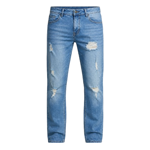 Men's Ripped Denim Jeans | Slim Fit – EGOTRAP LONDON